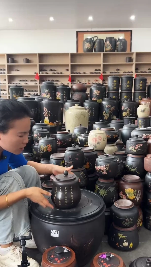 罐瑕疵茶叶罐  小葫芦彩填   301