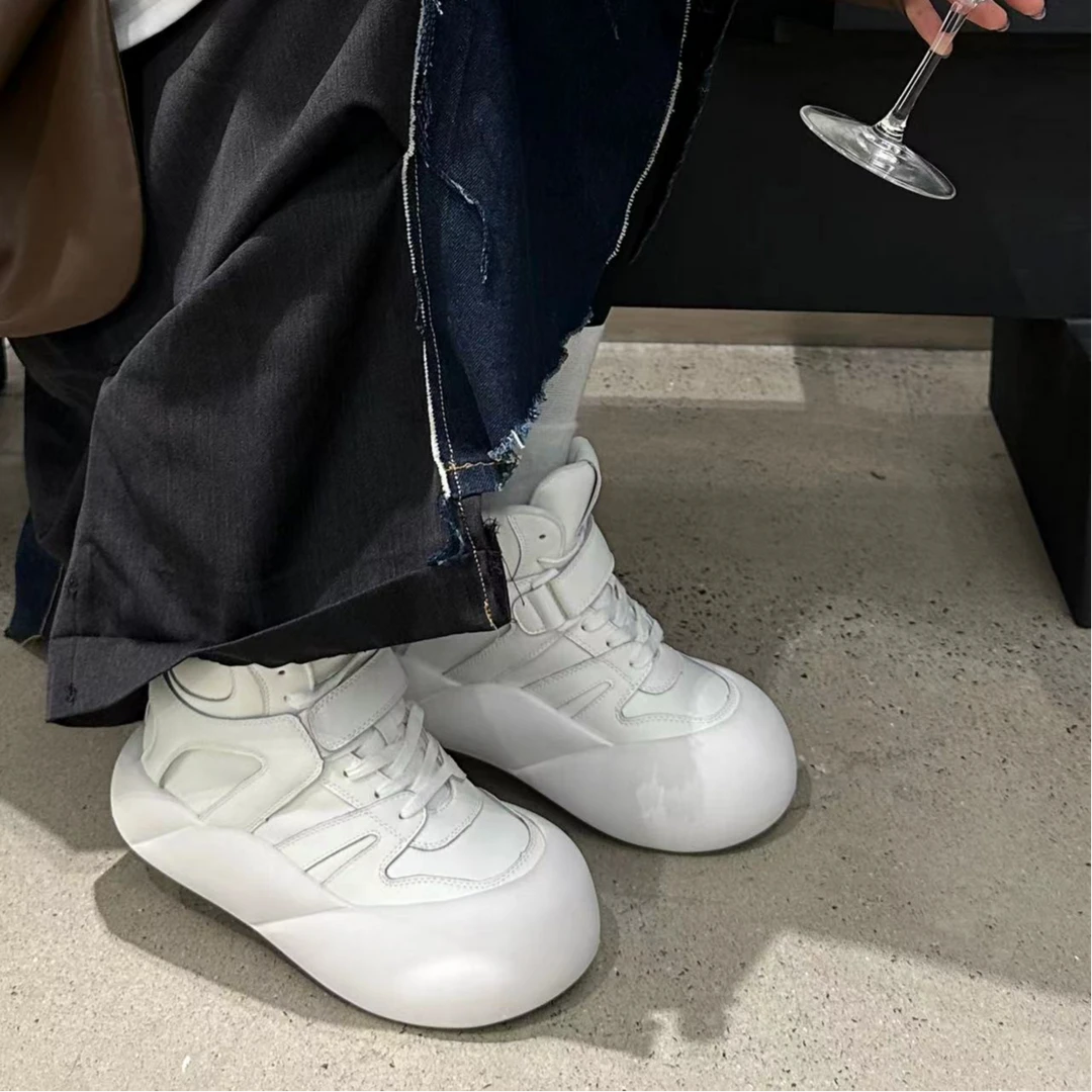 C62-10 SGIRL TWTW休闲百搭板鞋潮流韩版面包鞋百搭高帮小白鞋