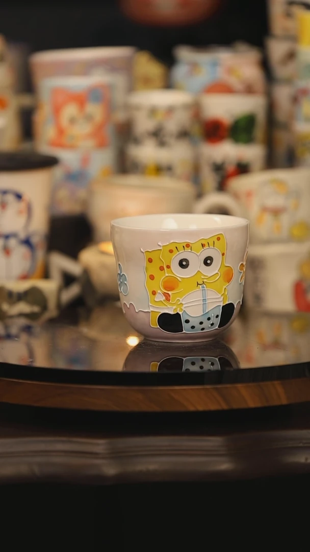 【闪购商品】摆件景德镇釉下彩绘设计师款式陶瓷