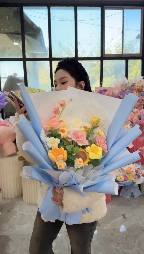 非遗手工定制花束，孤品清仓！