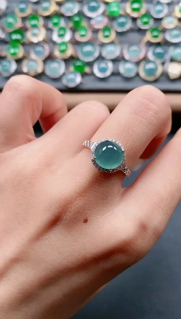 【闪购商品】翡翠戒指银S925镶嵌11111111111111111