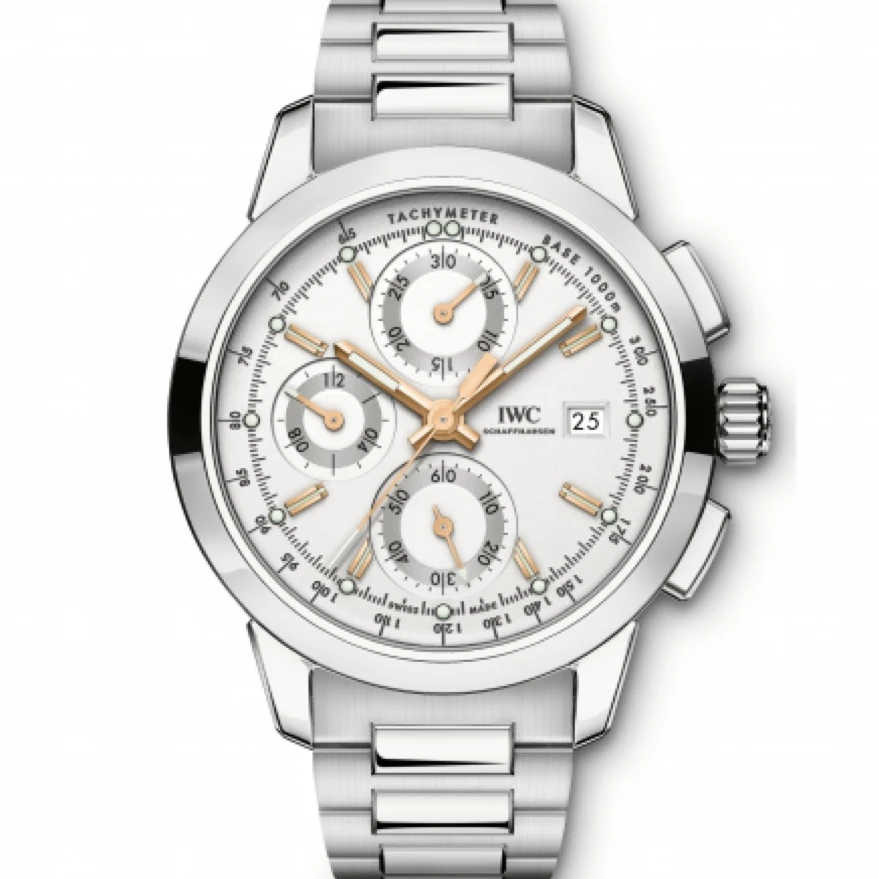 99新 IWC/万国 工程师/IW380801/42mm计时白盘金针钢带自动机械表