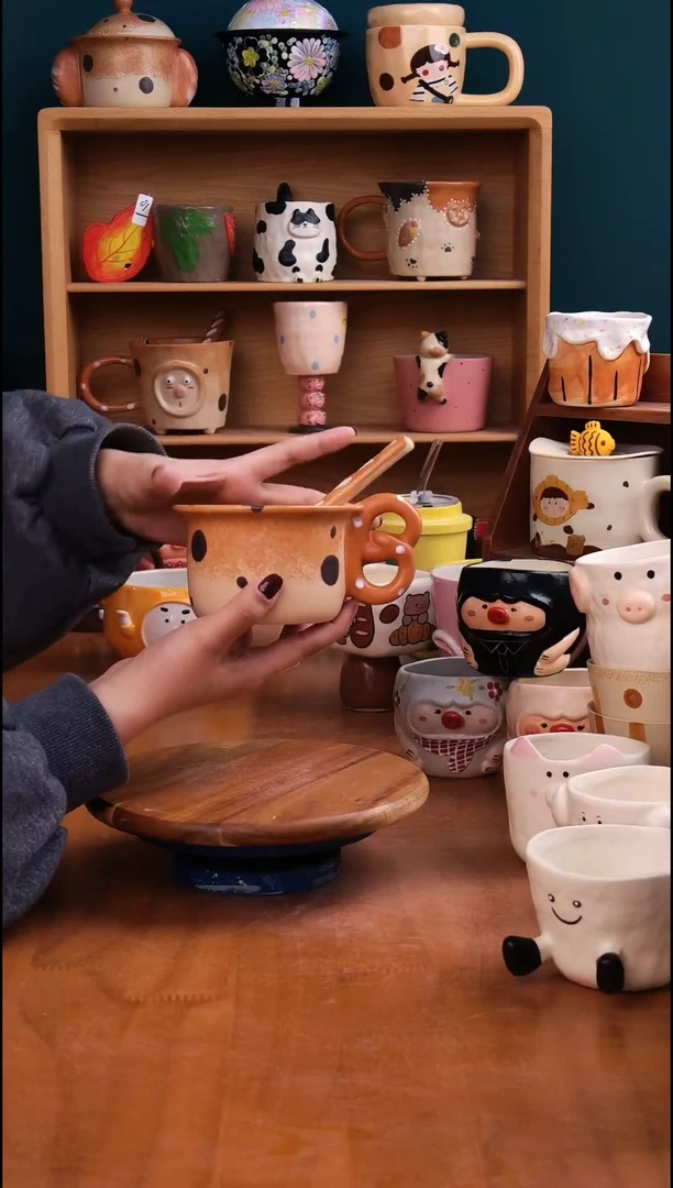 摆件陶景德镇原创手工陶瓷