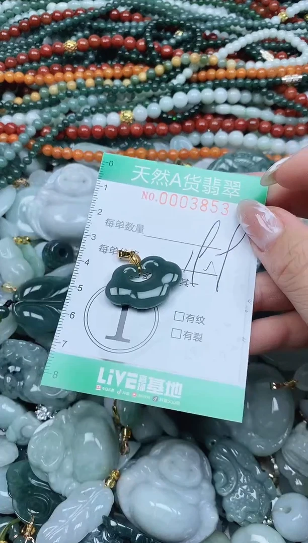 颈饰未镶嵌翡翠翡翠