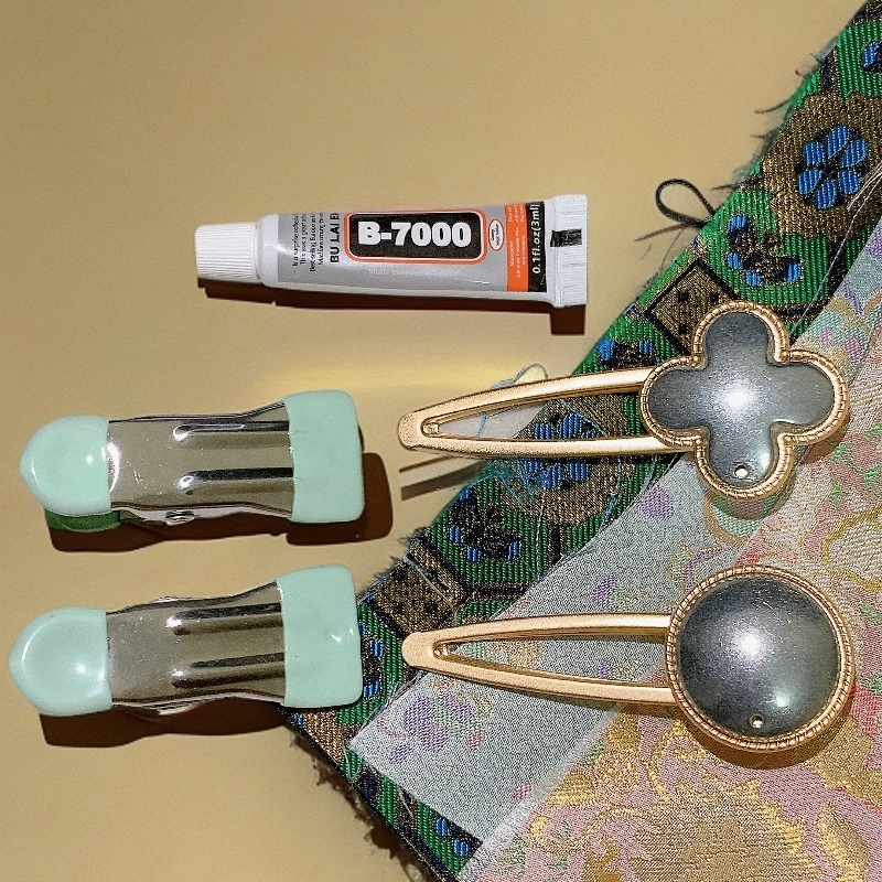 DIY手工材料包1号宋锦发夹发饰