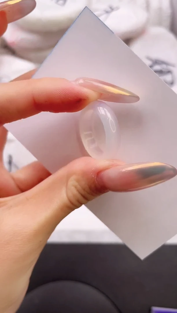 【闪购商品】石英质玉手镯未镶嵌素圈戒指白