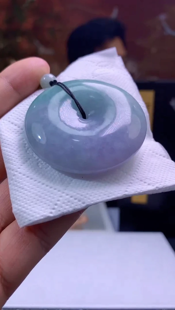 【闪购商品】定制翡翠未镶嵌1002hn-毛货挂件38