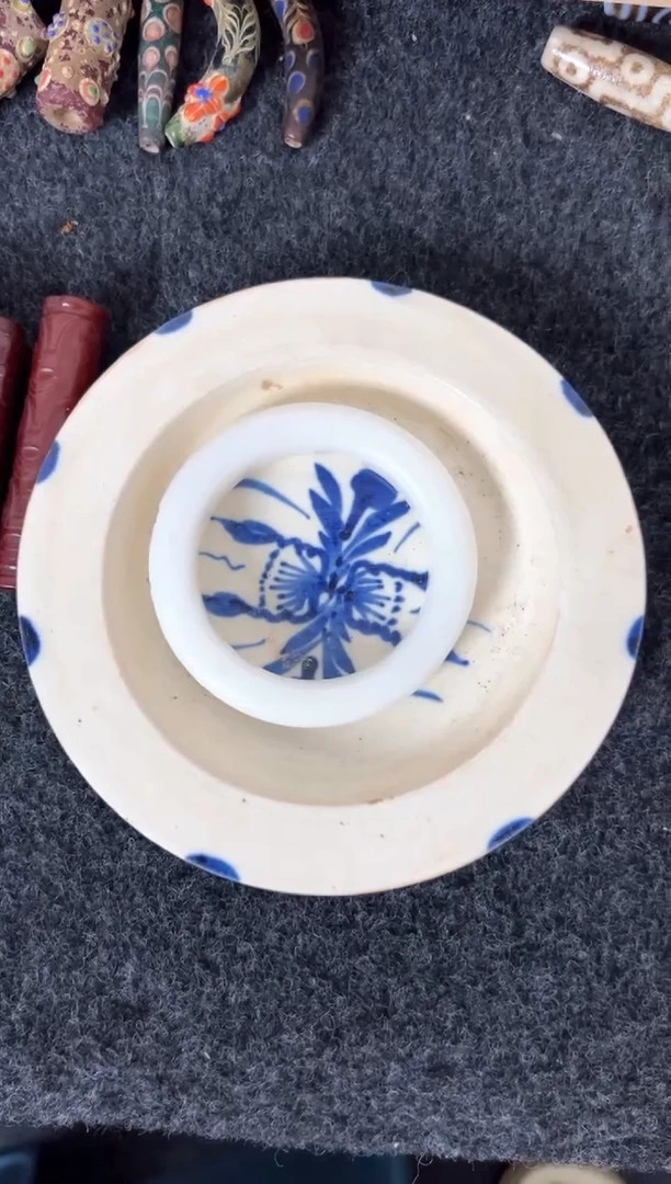 瓷片无**宇手工，手绘，瓷器1