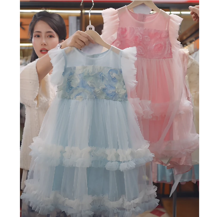 夏款 洛丽塔【5153】新中式国风公主裙仙女连衣裙甜美女童春夏款