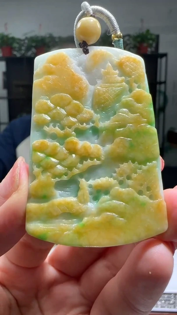 【闪购商品】翡翠颈饰未镶嵌天然翡翠A货吊坠