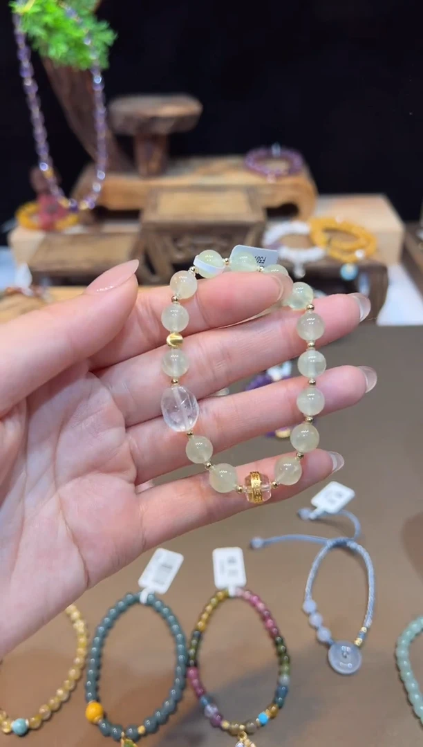 手饰葡萄石未镶嵌手饰@@F5095