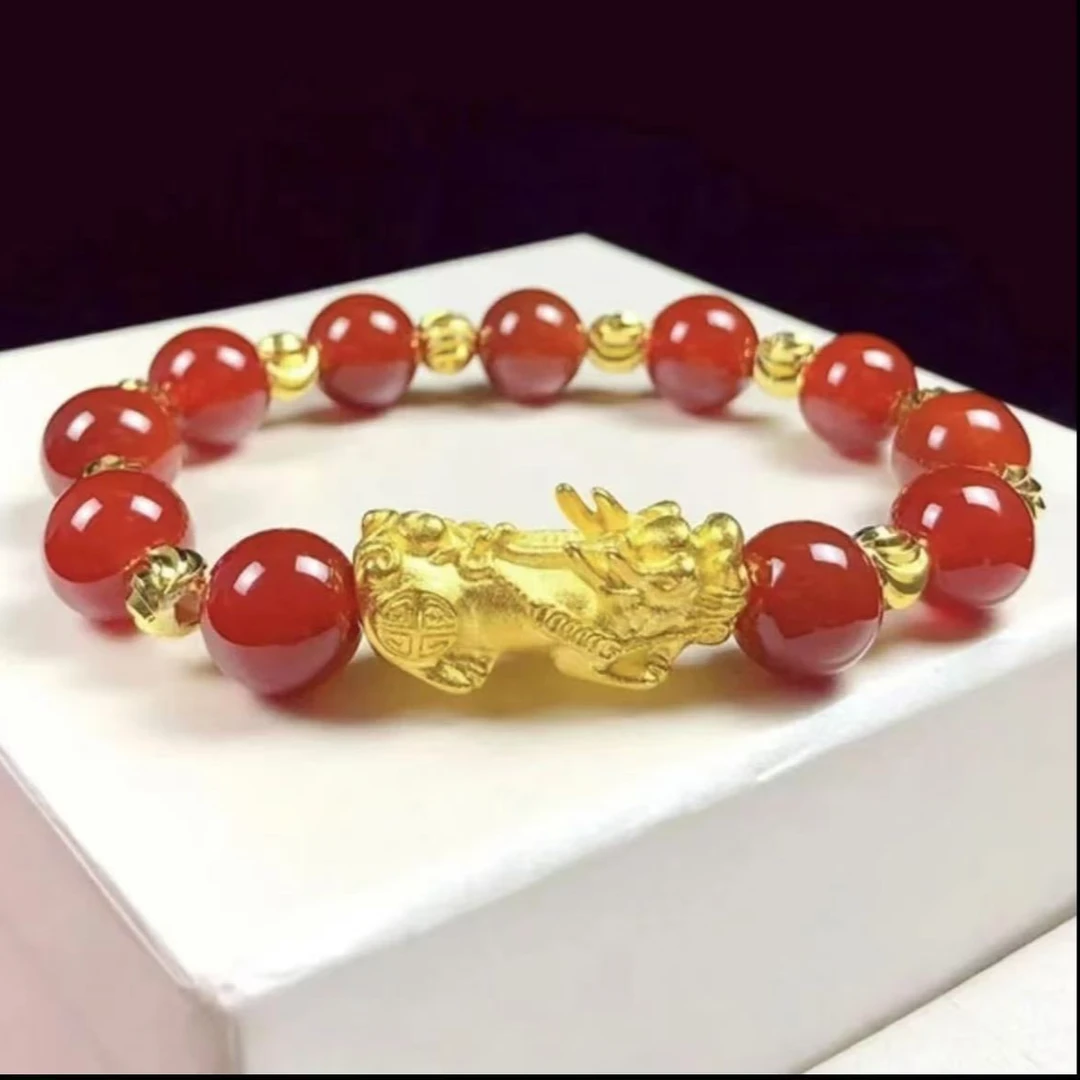 合金手链 2025【女金色素款貔貅手链】最新女士百搭潮流轻奢气质