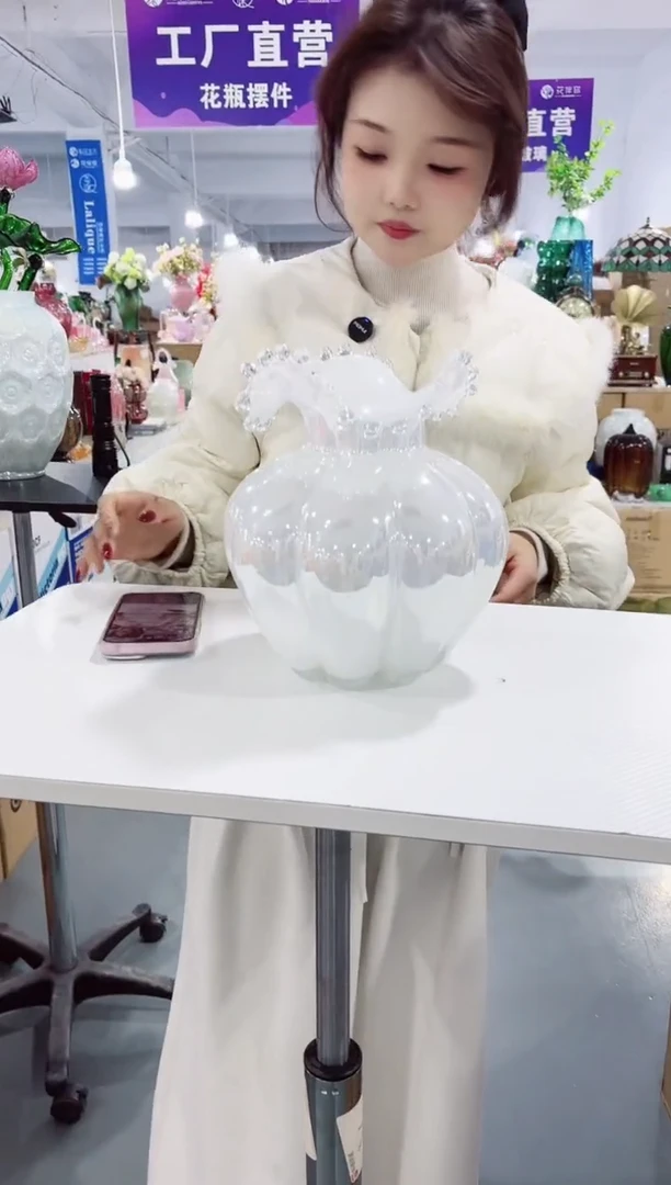 【闪购商品】玻璃DD-南瓜芬顿白色