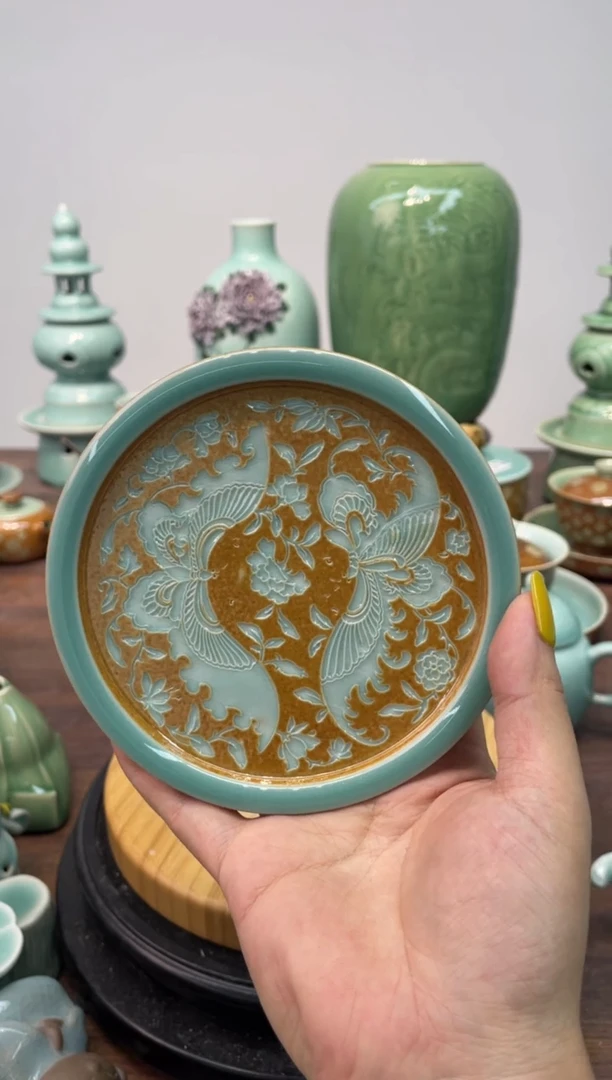 特价福利 微瑕 慧仙青瓷