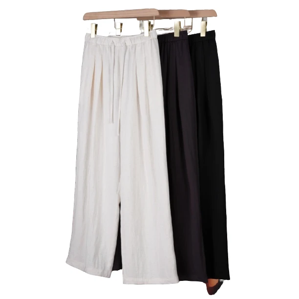 『天丝亚麻』亲肤细腻软糯舒适经典百搭慵懒风会呼吸的亚麻神裤