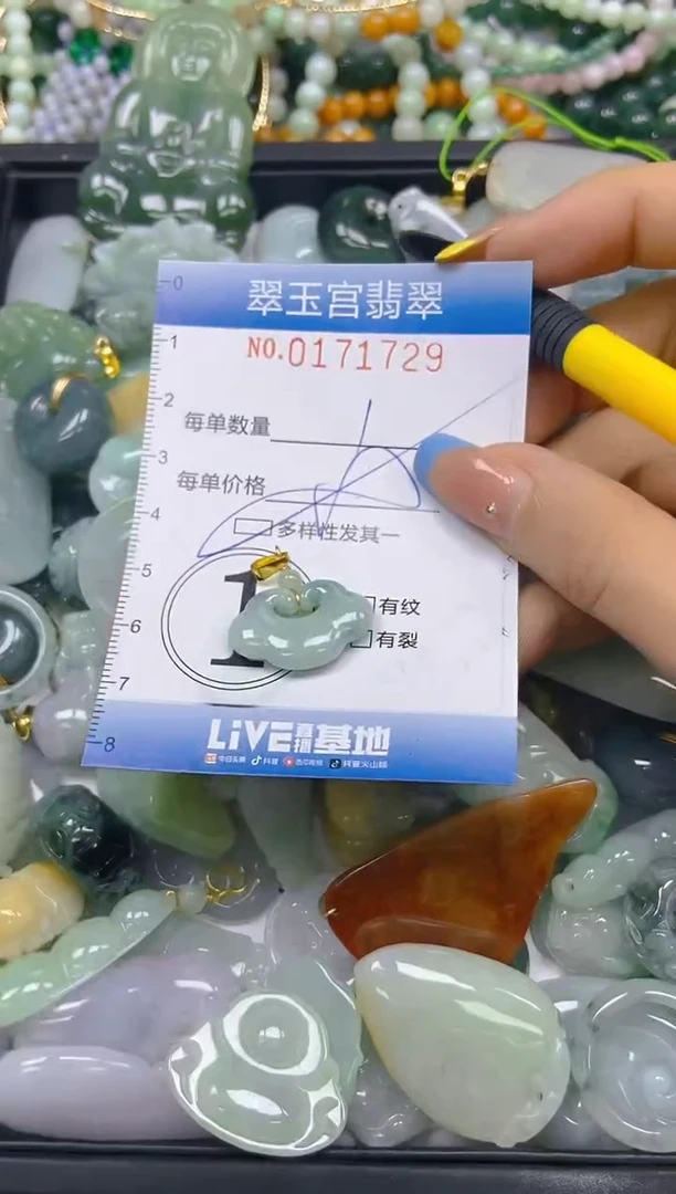 翡翠未镶嵌颈饰闪购0171729多样性发其一