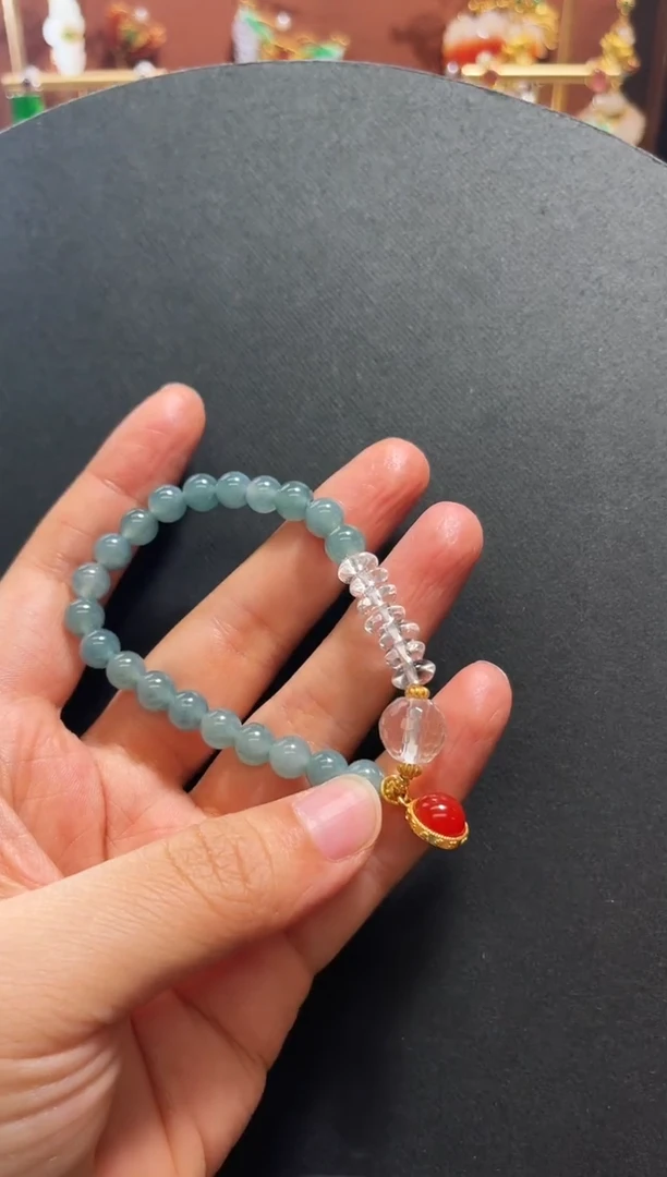 未镶嵌手链翡翠手串