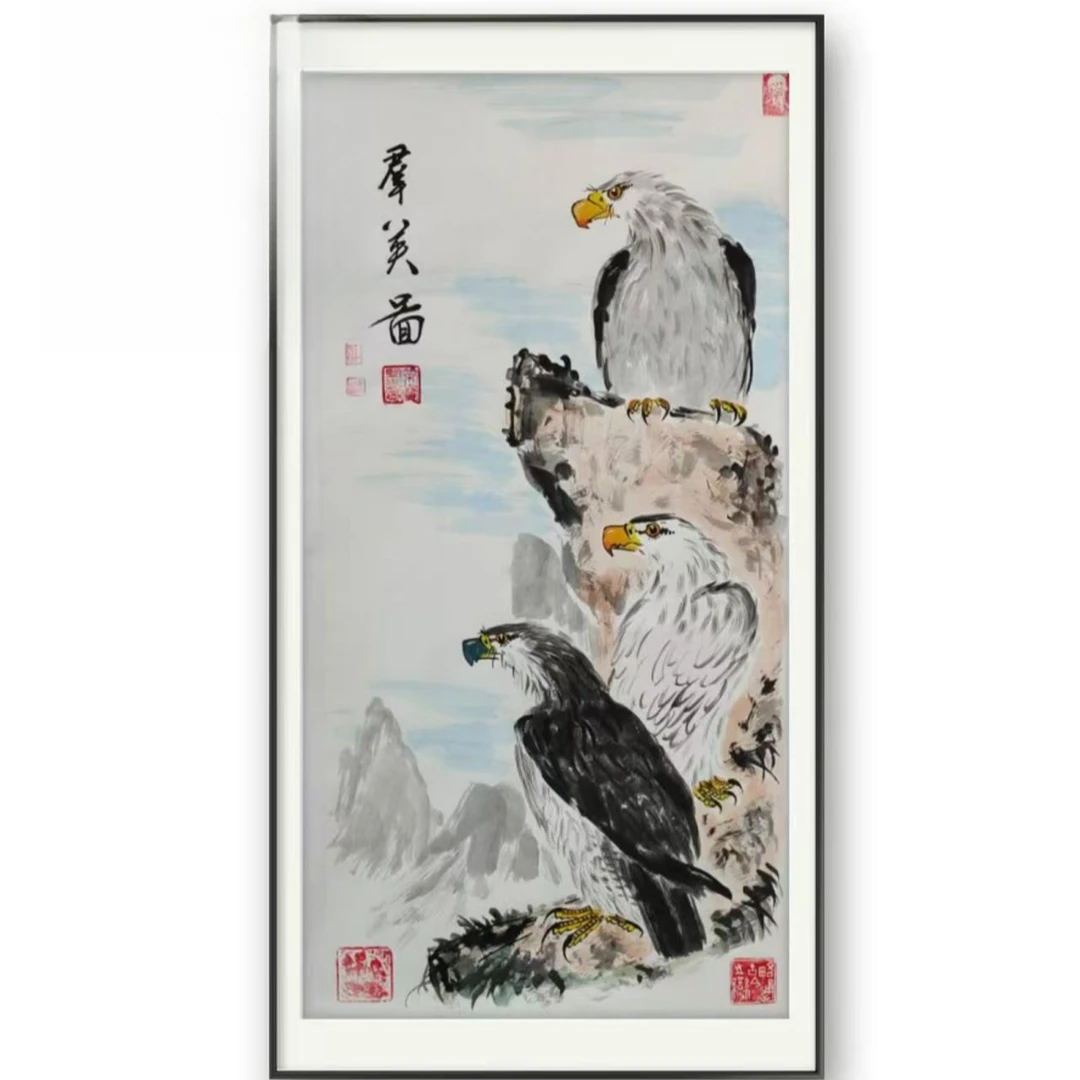 群英图 宣纸作品