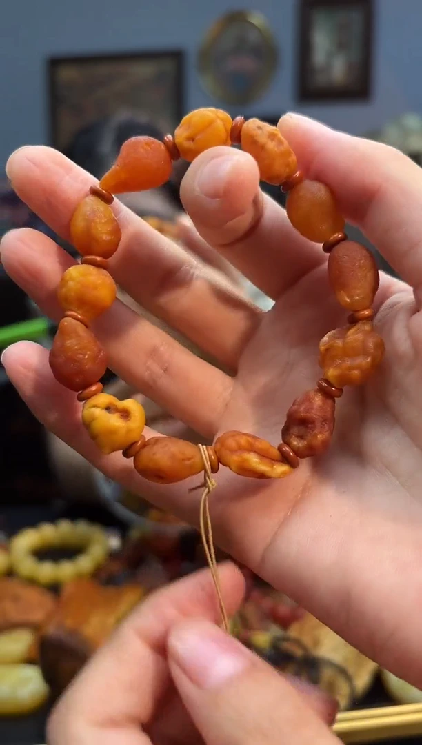 手串琥珀未镶嵌手串