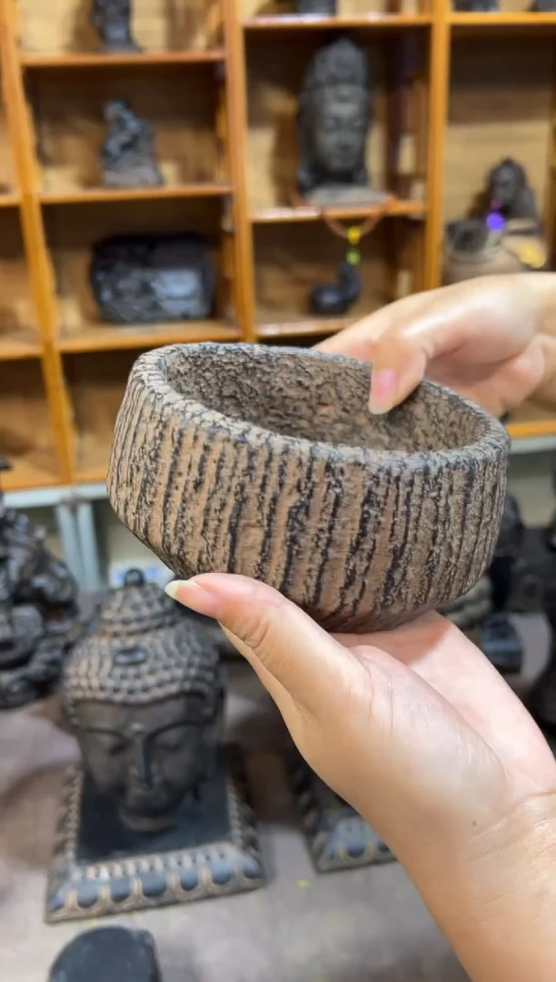 陶土【火山泥】小石钵