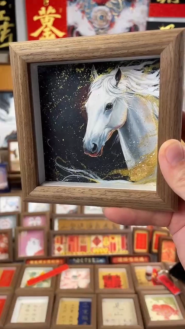 国画纯手绘书法绘画作品