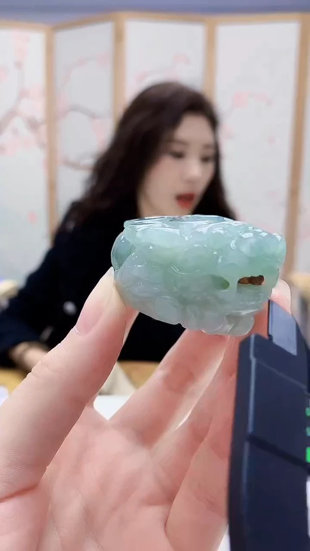 未镶嵌定制翡翠4829ry-毛货挂件14