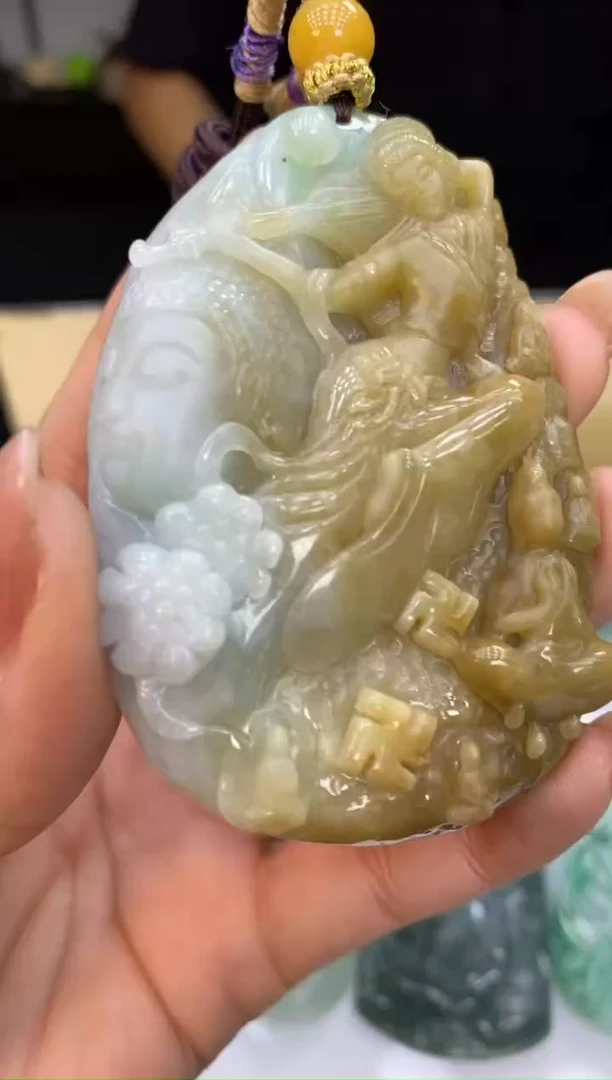 颈饰未镶嵌翡翠40904