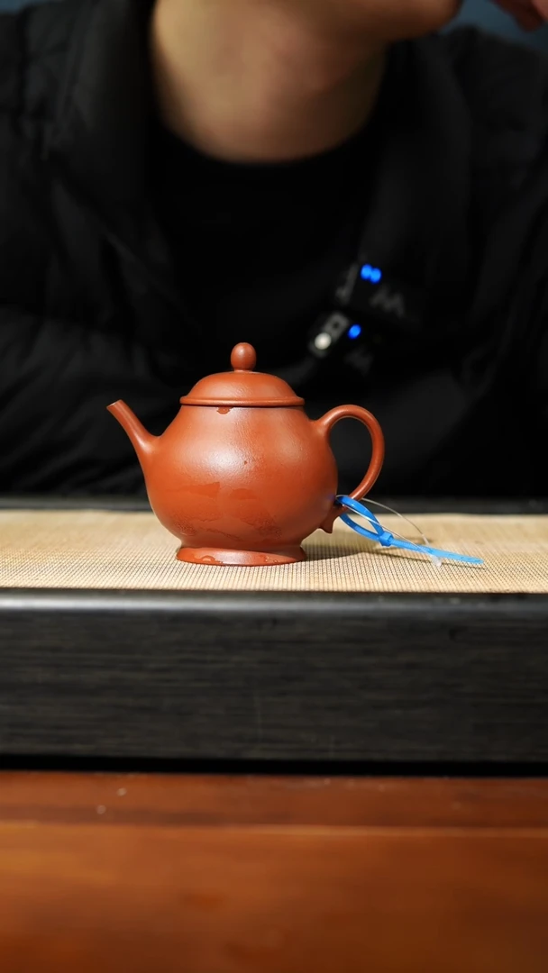 【闪购商品】紫砂茶壶赵庄朱泥宫灯120cc