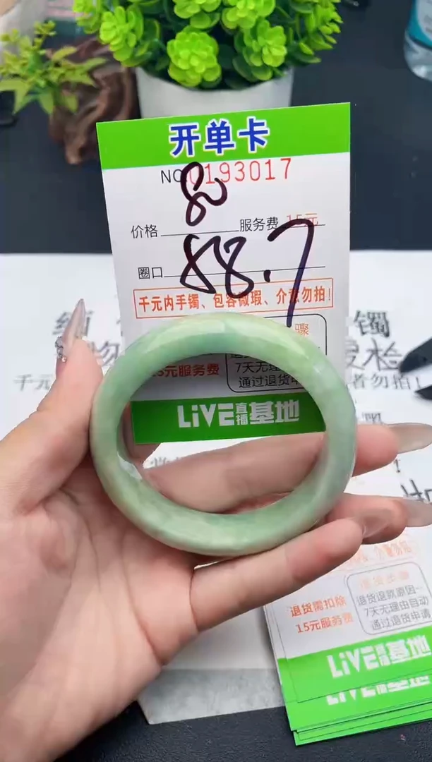未镶嵌手镯翡翠17天然翡翠A货