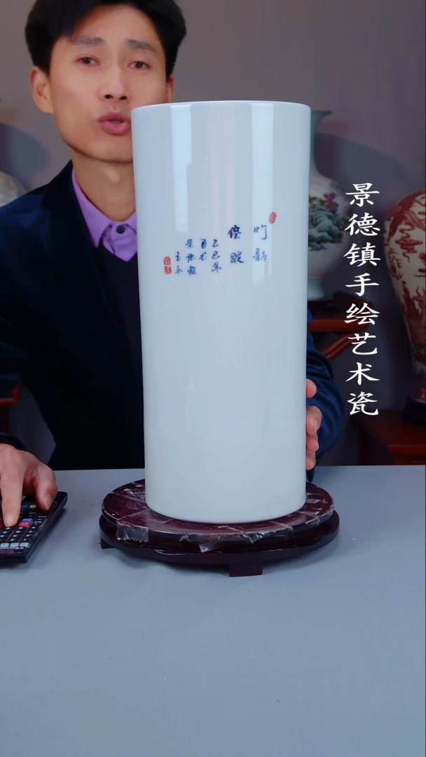 摆件陶景德镇手工手绘陶瓷摆件34