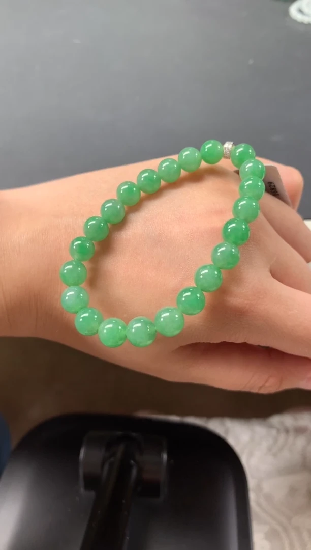 未镶嵌手串翡翠A822|19800