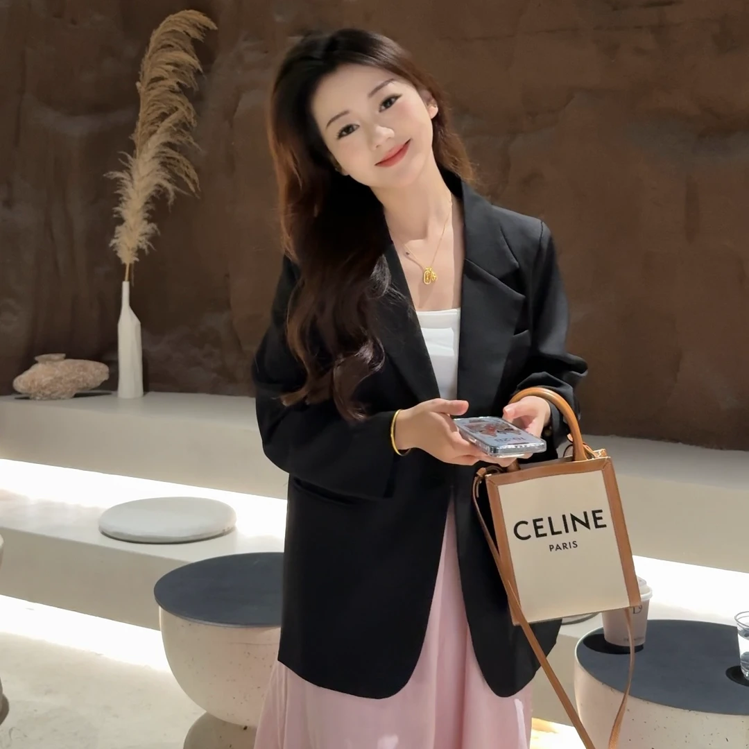 小个子春款气质高级显高显瘦时尚百搭西装外套