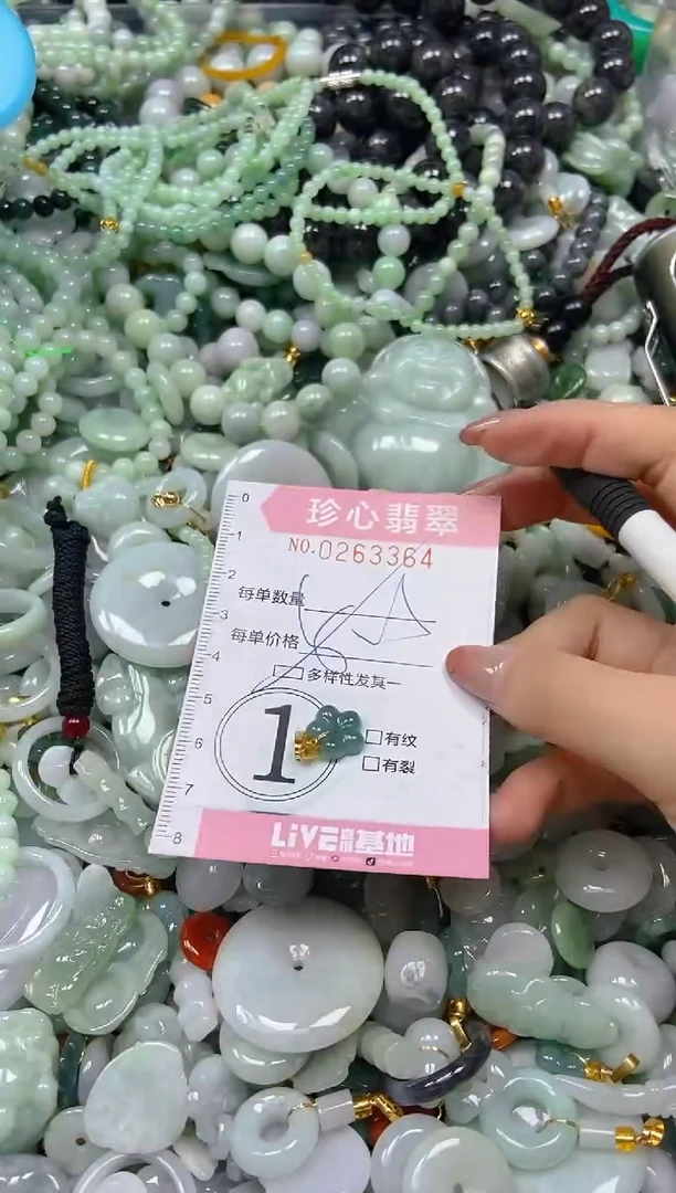 翡翠未镶嵌颈饰闪购0263364多样性发其一