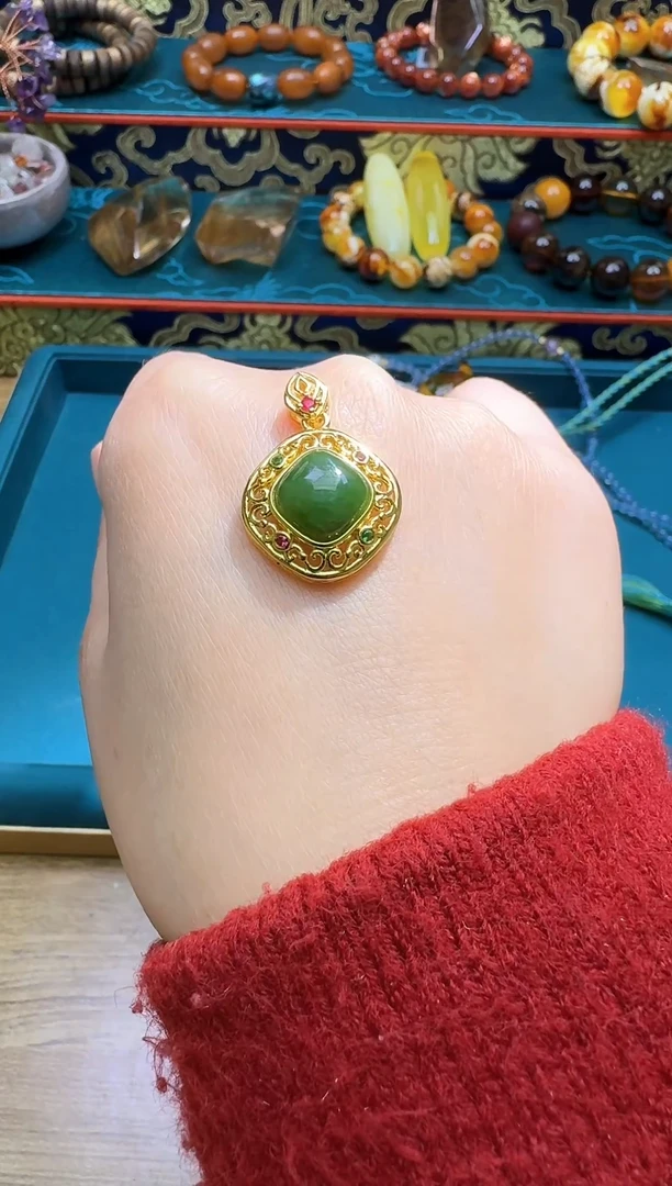 未镶嵌戒指和田玉181多样性发一件 17