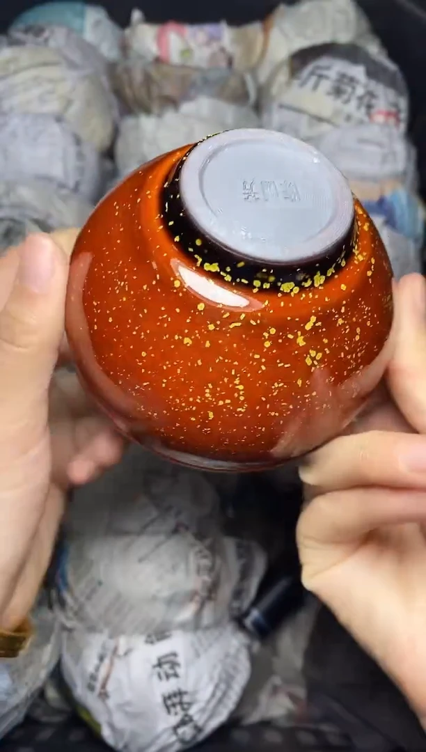 【闪购商品】茶盏锦上花 将军 盏三疯建盏茶器