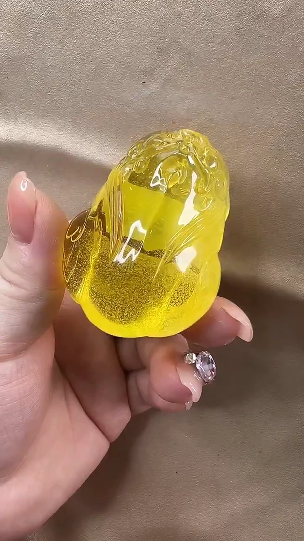 琥珀颈饰未镶嵌吊坠