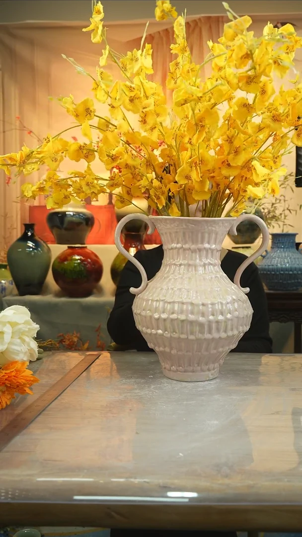 高30口16高温陶瓷花瓶