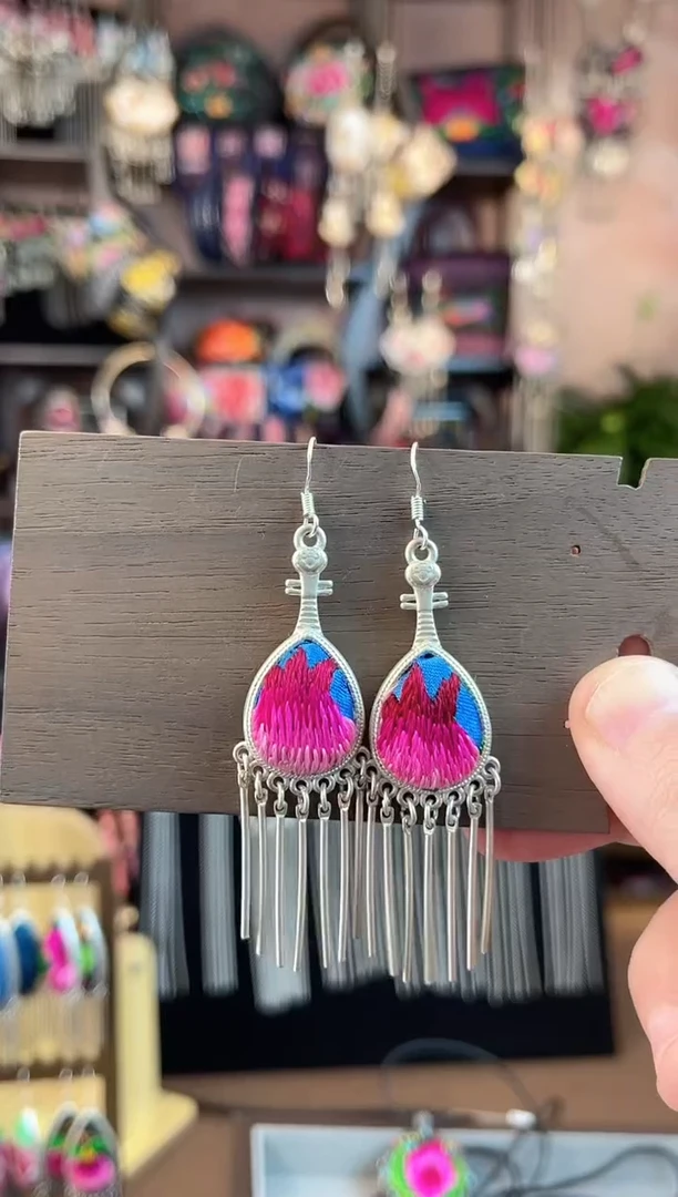 织绣民族风手工非遗老绣饰品403