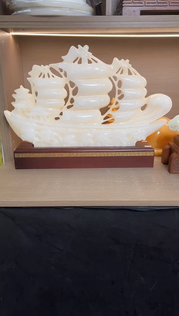 玉59*41一帆风顺摆件