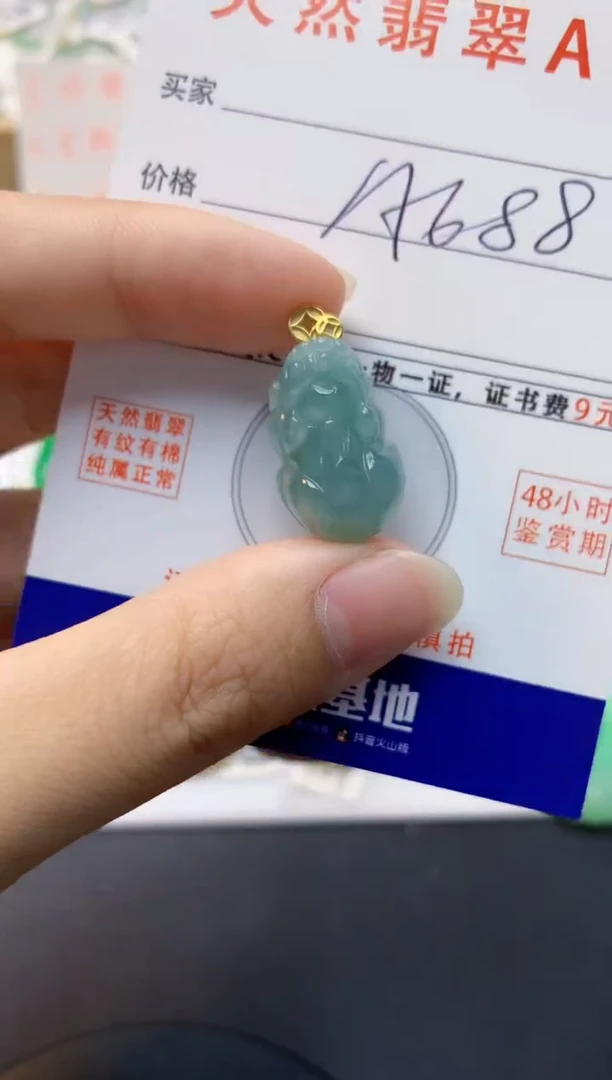 颈饰未镶嵌翡翠天然缅甸A货翡翠