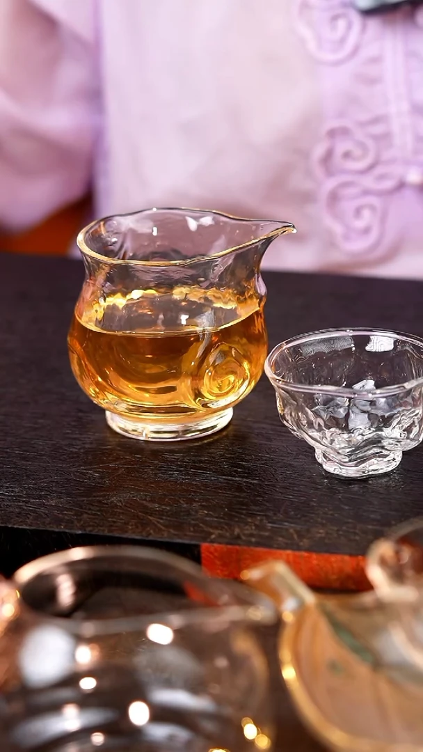 暗香疏影/海浪纹匀杯+核桃浮生杯