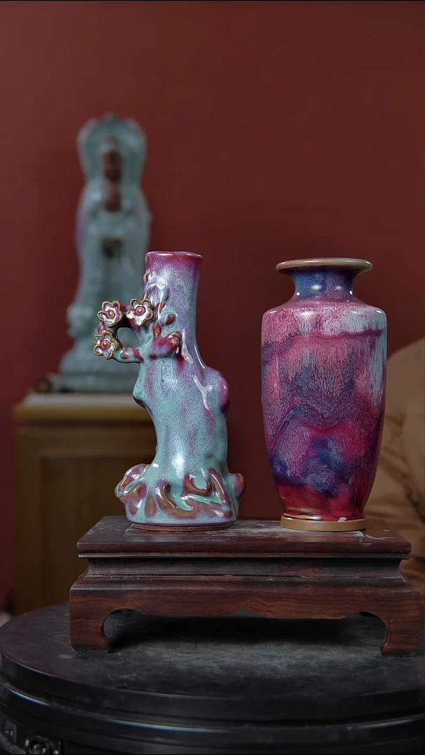 摆件大宋官窑【桃花涧+小将军瓶】