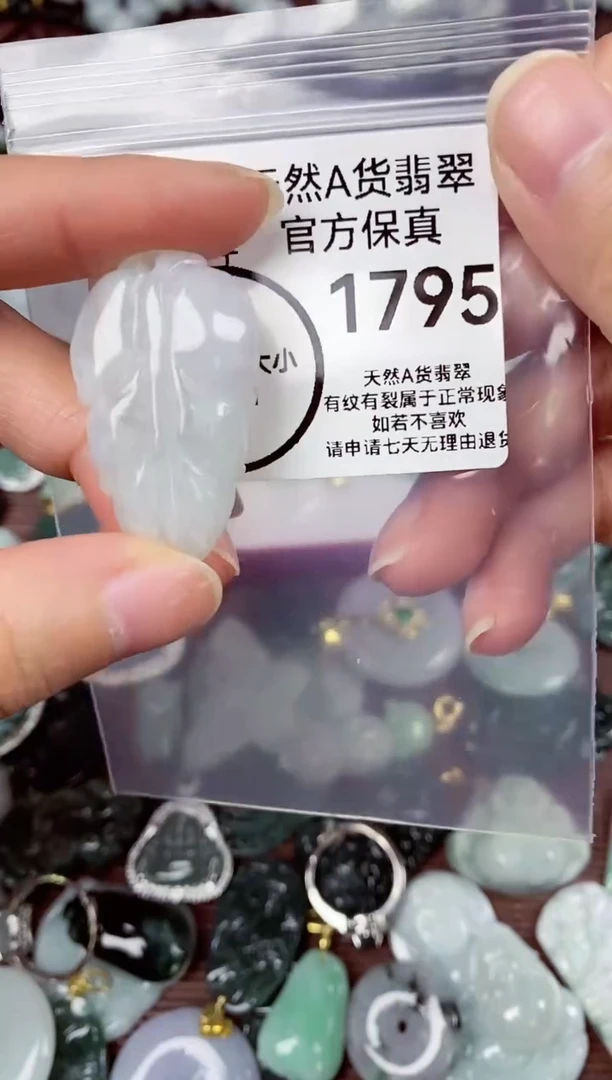 【闪购商品】翡翠颈饰未镶嵌天然A货翡翠1795