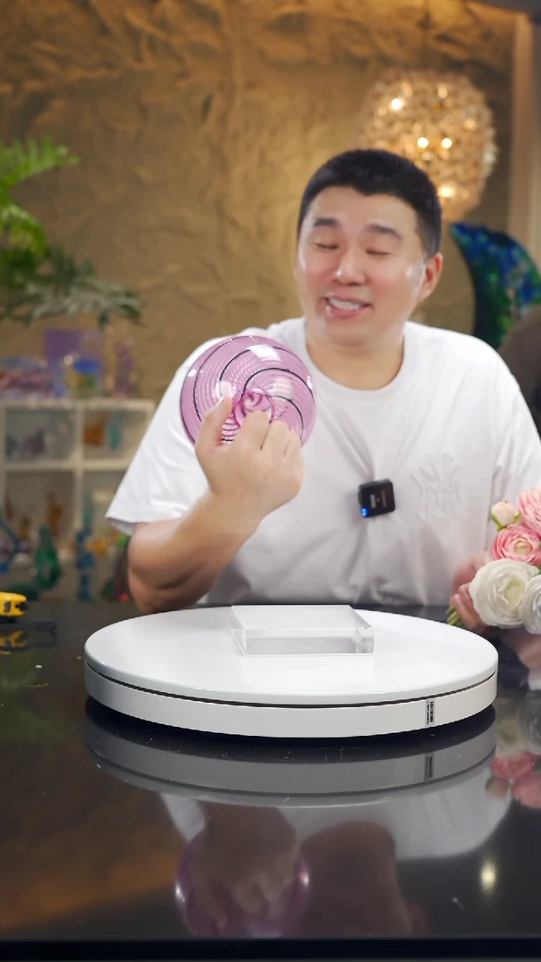 叶*设计款粉色花瓶