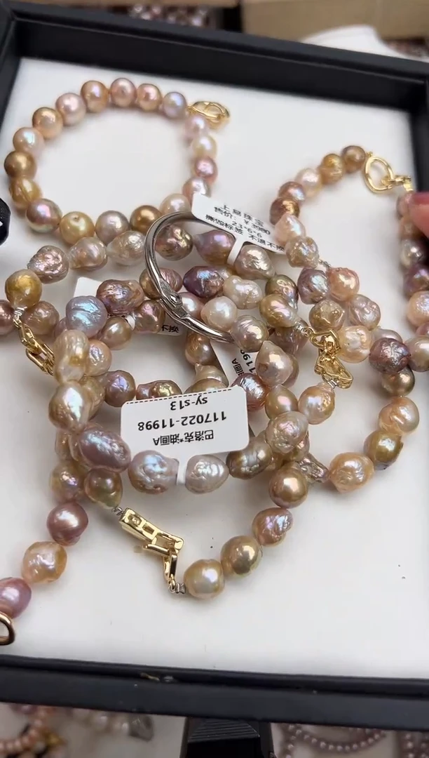 未镶嵌福利淡水珍珠巴洛克*强光珍珠（油画）多样性发一