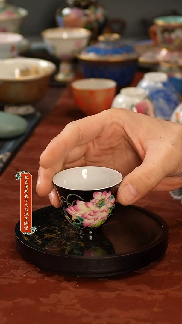 陶瓷景德镇手工手绘精美茶器