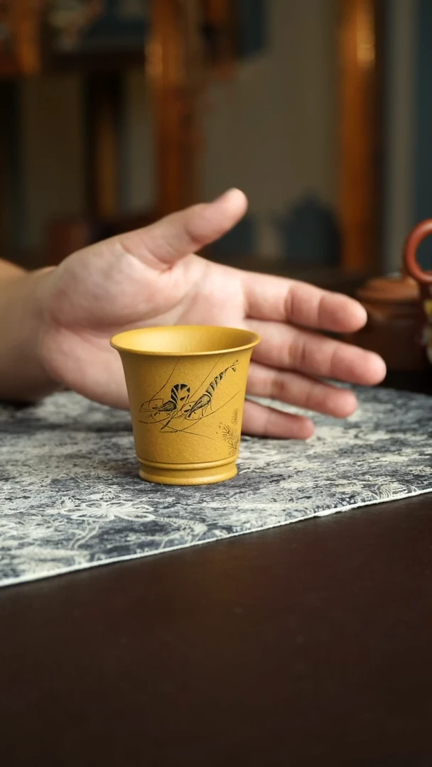 茶杯紫砂15号宜兴紫砂原矿作品