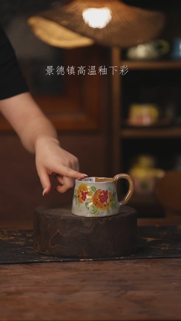 陶瓷景德镇高温釉下手绘陶瓷171