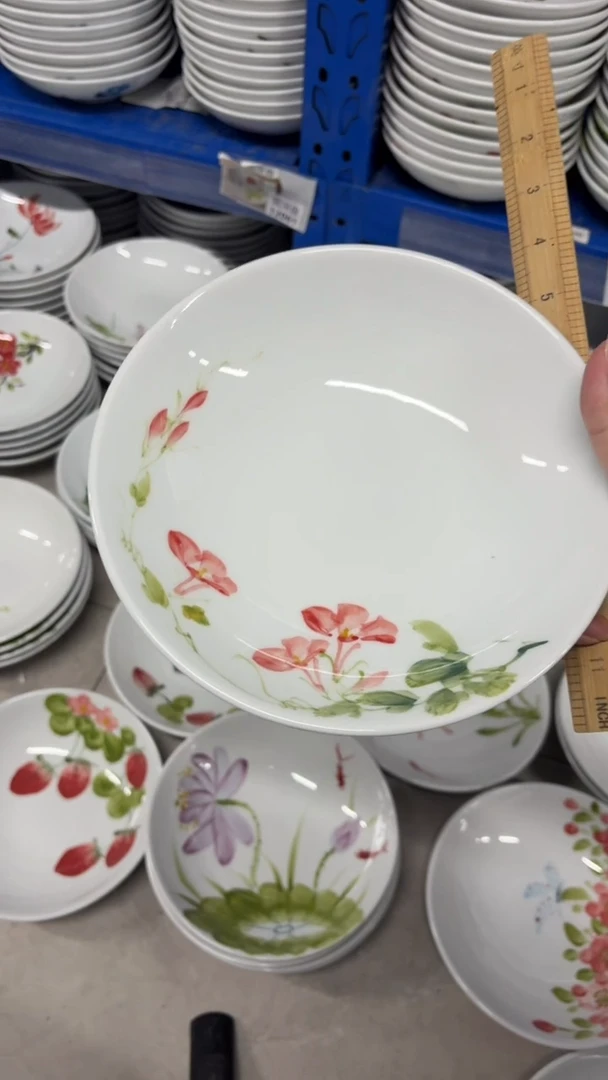 景德镇手绘釉中彩（食品级）圆深盘