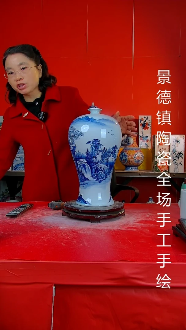 摆件陶瓷景德镇陶瓷 全场手工手绘